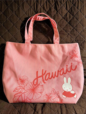 Miffy Kira x Miffy Hawaii Exclusive Tote Bag Pink Floral
